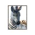 Picture of Sleeping Zebra _GroupedProduct_Rectangle_Portrait_Mini_ _GroupedProduct_Rectangle_Portrait_Canvas_Framed_
