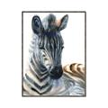 Picture of Sleeping Zebra _GroupedProduct_Rectangle_Portrait_Mini_ _GroupedProduct_Rectangle_Portrait_Canvas_Framed_