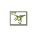 Picture of Green Dino _GroupedProduct_Rectangle_Landscape_Mini_ _GroupedProduct_Rectangle_Landscape_Canvas_Framed_