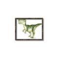 Picture of Green Dino _GroupedProduct_Rectangle_Landscape_Mini_ _GroupedProduct_Rectangle_Landscape_Canvas_Framed_