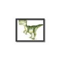 Picture of Green Dino _GroupedProduct_Rectangle_Landscape_Mini_ _GroupedProduct_Rectangle_Landscape_Canvas_Framed_