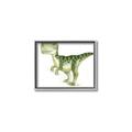 Picture of Green Dino _GroupedProduct_Rectangle_Landscape_Mini_ _GroupedProduct_Rectangle_Landscape_Canvas_Framed_