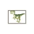 Picture of Green Dino _GroupedProduct_Rectangle_Landscape_Mini_ _GroupedProduct_Rectangle_Landscape_Canvas_Framed_