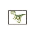 Picture of Green Dino _GroupedProduct_Rectangle_Landscape_Mini_ _GroupedProduct_Rectangle_Landscape_Canvas_Framed_