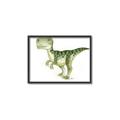 Picture of Green Dino _GroupedProduct_Rectangle_Landscape_Mini_ _GroupedProduct_Rectangle_Landscape_Canvas_Framed_