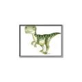 Picture of Green Dino _GroupedProduct_Rectangle_Landscape_Mini_ _GroupedProduct_Rectangle_Landscape_Canvas_Framed_