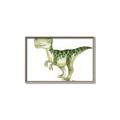 Picture of Green Dino _GroupedProduct_Rectangle_Landscape_Mini_ _GroupedProduct_Rectangle_Landscape_Canvas_Framed_