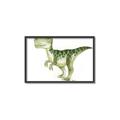 Picture of Green Dino _GroupedProduct_Rectangle_Landscape_Mini_ _GroupedProduct_Rectangle_Landscape_Canvas_Framed_