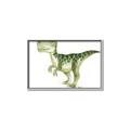 Picture of Green Dino _GroupedProduct_Rectangle_Landscape_Mini_ _GroupedProduct_Rectangle_Landscape_Canvas_Framed_