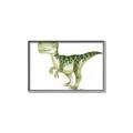 Picture of Green Dino _GroupedProduct_Rectangle_Landscape_Mini_ _GroupedProduct_Rectangle_Landscape_Canvas_Framed_