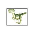 Picture of Green Dino _GroupedProduct_Rectangle_Landscape_Mini_ _GroupedProduct_Rectangle_Landscape_Canvas_Framed_