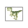 Picture of Green Dino _GroupedProduct_Rectangle_Landscape_Mini_ _GroupedProduct_Rectangle_Landscape_Canvas_Framed_