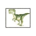 Picture of Green Dino _GroupedProduct_Rectangle_Landscape_Mini_ _GroupedProduct_Rectangle_Landscape_Canvas_Framed_