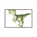 Picture of Green Dino _GroupedProduct_Rectangle_Landscape_Mini_ _GroupedProduct_Rectangle_Landscape_Canvas_Framed_