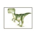 Picture of Green Dino _GroupedProduct_Rectangle_Landscape_Mini_ _GroupedProduct_Rectangle_Landscape_Canvas_Framed_