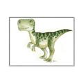 Picture of Green Dino _GroupedProduct_Rectangle_Landscape_Mini_ _GroupedProduct_Rectangle_Landscape_Canvas_Framed_