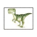 Picture of Green Dino _GroupedProduct_Rectangle_Landscape_Mini_ _GroupedProduct_Rectangle_Landscape_Canvas_Framed_