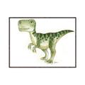 Picture of Green Dino _GroupedProduct_Rectangle_Landscape_Mini_ _GroupedProduct_Rectangle_Landscape_Canvas_Framed_