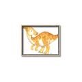 Picture of Yellow Dino _GroupedProduct_Rectangle_Landscape_Mini_ _GroupedProduct_Rectangle_Landscape_Canvas_Framed_