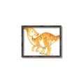 Picture of Yellow Dino _GroupedProduct_Rectangle_Landscape_Mini_ _GroupedProduct_Rectangle_Landscape_Canvas_Framed_