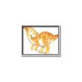 Picture of Yellow Dino _GroupedProduct_Rectangle_Landscape_Mini_ _GroupedProduct_Rectangle_Landscape_Canvas_Framed_