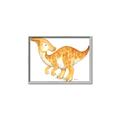 Picture of Yellow Dino _GroupedProduct_Rectangle_Landscape_Mini_ _GroupedProduct_Rectangle_Landscape_Canvas_Framed_