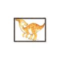 Picture of Yellow Dino _GroupedProduct_Rectangle_Landscape_Mini_ _GroupedProduct_Rectangle_Landscape_Canvas_Framed_