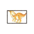 Picture of Yellow Dino _GroupedProduct_Rectangle_Landscape_Mini_ _GroupedProduct_Rectangle_Landscape_Canvas_Framed_