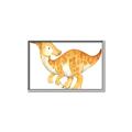 Picture of Yellow Dino _GroupedProduct_Rectangle_Landscape_Mini_ _GroupedProduct_Rectangle_Landscape_Canvas_Framed_