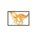 Picture of Yellow Dino _GroupedProduct_Rectangle_Landscape_Mini_ _GroupedProduct_Rectangle_Landscape_Canvas_Framed_