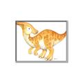Picture of Yellow Dino _GroupedProduct_Rectangle_Landscape_Mini_ _GroupedProduct_Rectangle_Landscape_Canvas_Framed_