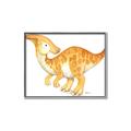 Picture of Yellow Dino _GroupedProduct_Rectangle_Landscape_Mini_ _GroupedProduct_Rectangle_Landscape_Canvas_Framed_