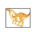 Picture of Yellow Dino _GroupedProduct_Rectangle_Landscape_Mini_ _GroupedProduct_Rectangle_Landscape_Canvas_Framed_
