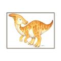 Picture of Yellow Dino _GroupedProduct_Rectangle_Landscape_Mini_ _GroupedProduct_Rectangle_Landscape_Canvas_Framed_