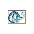 Picture of Blue Dino _GroupedProduct_Rectangle_Landscape_Mini_ _GroupedProduct_Rectangle_Landscape_Canvas_Framed_