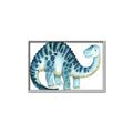 Picture of Blue Dino _GroupedProduct_Rectangle_Landscape_Mini_ _GroupedProduct_Rectangle_Landscape_Canvas_Framed_