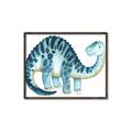Picture of Blue Dino _GroupedProduct_Rectangle_Landscape_Mini_ _GroupedProduct_Rectangle_Landscape_Canvas_Framed_