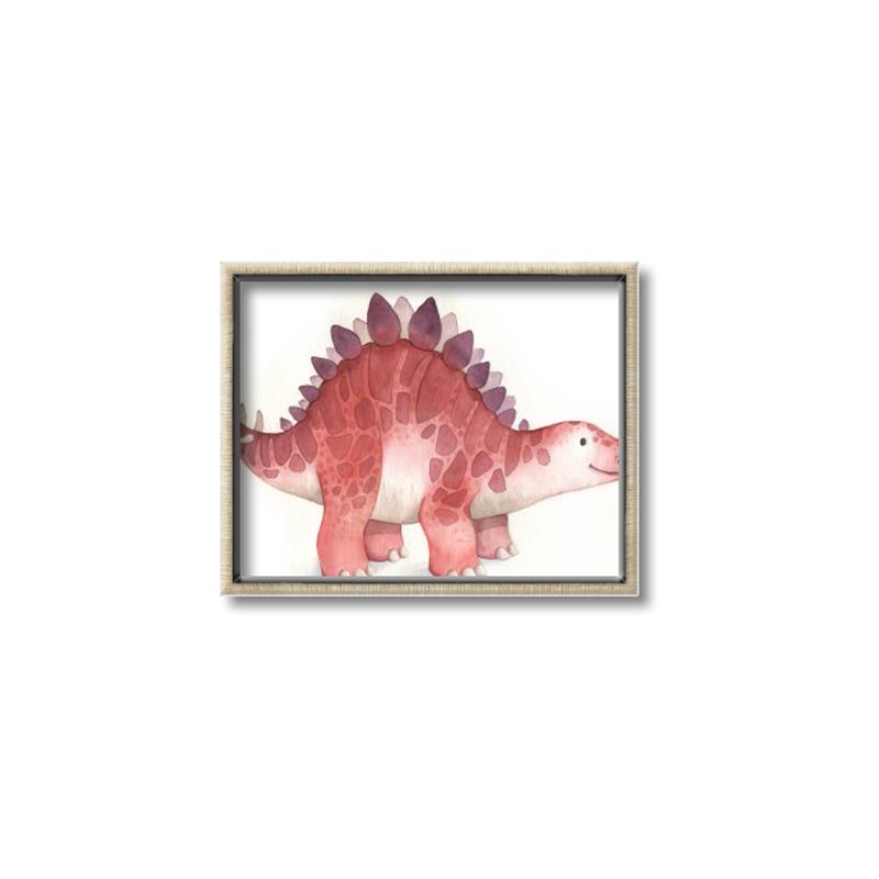 Picture of Red Dino _GroupedProduct_Rectangle_Landscape_Mini_ _GroupedProduct_Rectangle_Landscape_Canvas_Framed_