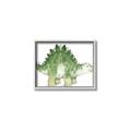 Picture of Bright Green Dino _GroupedProduct_Rectangle_Landscape_Mini_ _GroupedProduct_Rectangle_Landscape_Canvas_Framed_