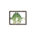 Picture of Bright Green Dino _GroupedProduct_Rectangle_Landscape_Mini_ _GroupedProduct_Rectangle_Landscape_Canvas_Framed_