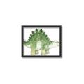 Picture of Bright Green Dino _GroupedProduct_Rectangle_Landscape_Mini_ _GroupedProduct_Rectangle_Landscape_Canvas_Framed_