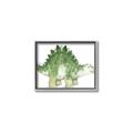 Picture of Bright Green Dino _GroupedProduct_Rectangle_Landscape_Mini_ _GroupedProduct_Rectangle_Landscape_Canvas_Framed_