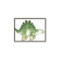 Picture of Bright Green Dino _GroupedProduct_Rectangle_Landscape_Mini_ _GroupedProduct_Rectangle_Landscape_Canvas_Framed_