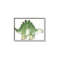Picture of Bright Green Dino _GroupedProduct_Rectangle_Landscape_Mini_ _GroupedProduct_Rectangle_Landscape_Canvas_Framed_