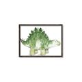 Picture of Bright Green Dino _GroupedProduct_Rectangle_Landscape_Mini_ _GroupedProduct_Rectangle_Landscape_Canvas_Framed_