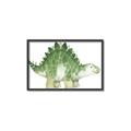 Picture of Bright Green Dino _GroupedProduct_Rectangle_Landscape_Mini_ _GroupedProduct_Rectangle_Landscape_Canvas_Framed_