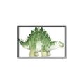 Picture of Bright Green Dino _GroupedProduct_Rectangle_Landscape_Mini_ _GroupedProduct_Rectangle_Landscape_Canvas_Framed_