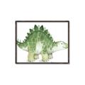 Picture of Bright Green Dino _GroupedProduct_Rectangle_Landscape_Mini_ _GroupedProduct_Rectangle_Landscape_Canvas_Framed_