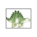 Picture of Bright Green Dino _GroupedProduct_Rectangle_Landscape_Mini_ _GroupedProduct_Rectangle_Landscape_Canvas_Framed_