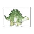 Picture of Bright Green Dino _GroupedProduct_Rectangle_Landscape_Mini_ _GroupedProduct_Rectangle_Landscape_Canvas_Framed_
